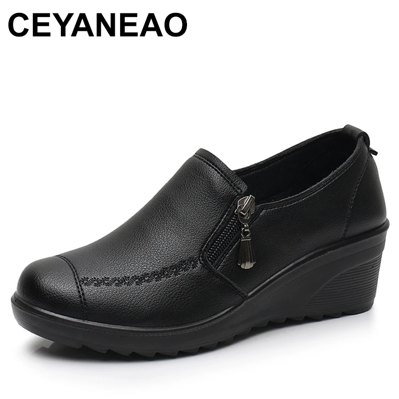 

2024 весна осень модная женская повседневная обувь на танкетке, женская обувь