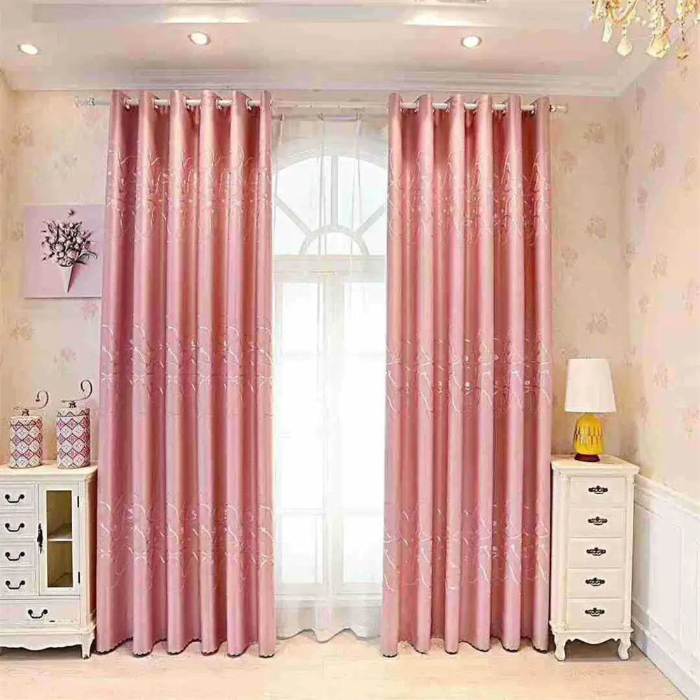 2022 New Custom Curtains Nordic Minimalist Modern Thick Bedroom Living Room Blackout Curtain Luxury Window Drapes For Home