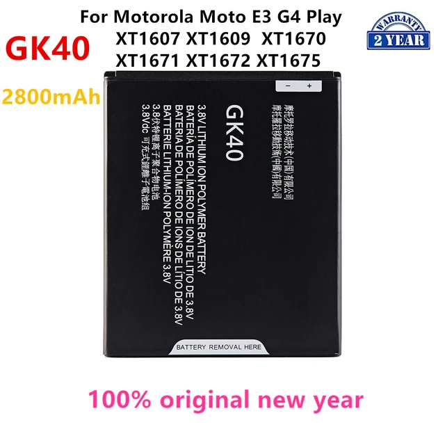 BATTERY MOTOROLA GK40 Moto G4 Play, G5, E3 2800mAh