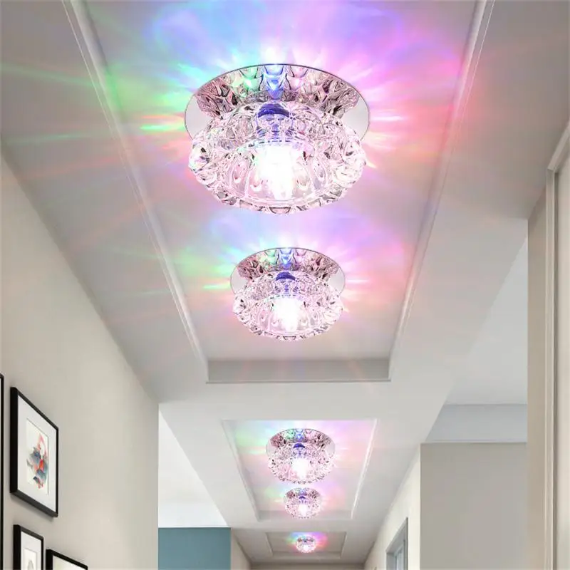 Modern Crystal Aisle Flush LED Ceiling Lamp Corridor Lights LED Ceiling Lights For Balcony lamp Porch Aisle Corridor