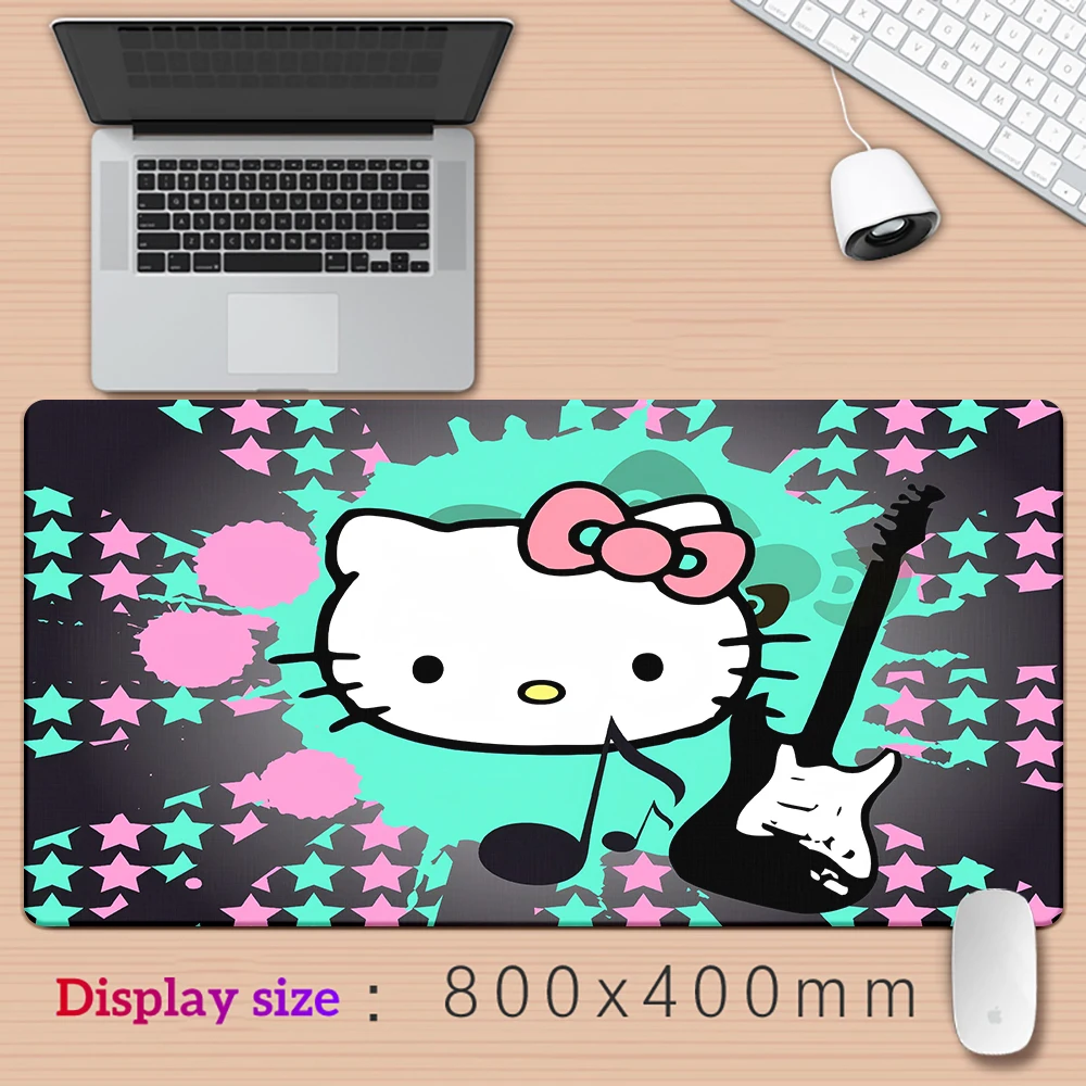 Large Mousepad XXL Sanrio Hello Kitty Mouse Pad Keyboard Accessories Mouse Mats Game Office Computer PC Gamer Laptop Desk Mat