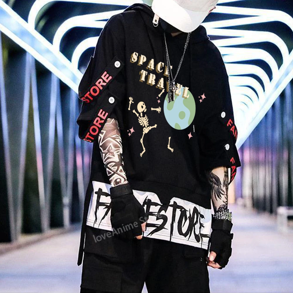 Tokyo Ghoul Hoodie Gothic Streetwear Men Harajuku