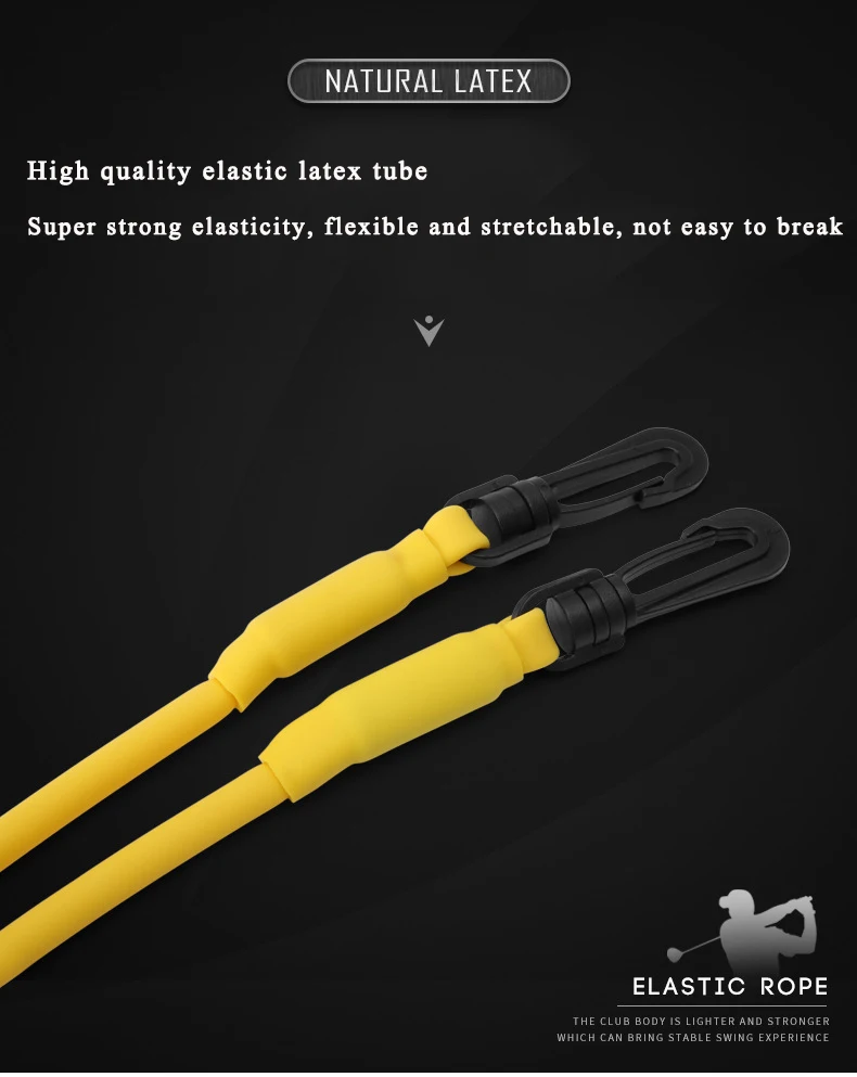 Golf Swing Trainer Golf Swing Strength Practitioner Swing Elastic Rope Swing Training Aid Golf Supplies Drop Shipping