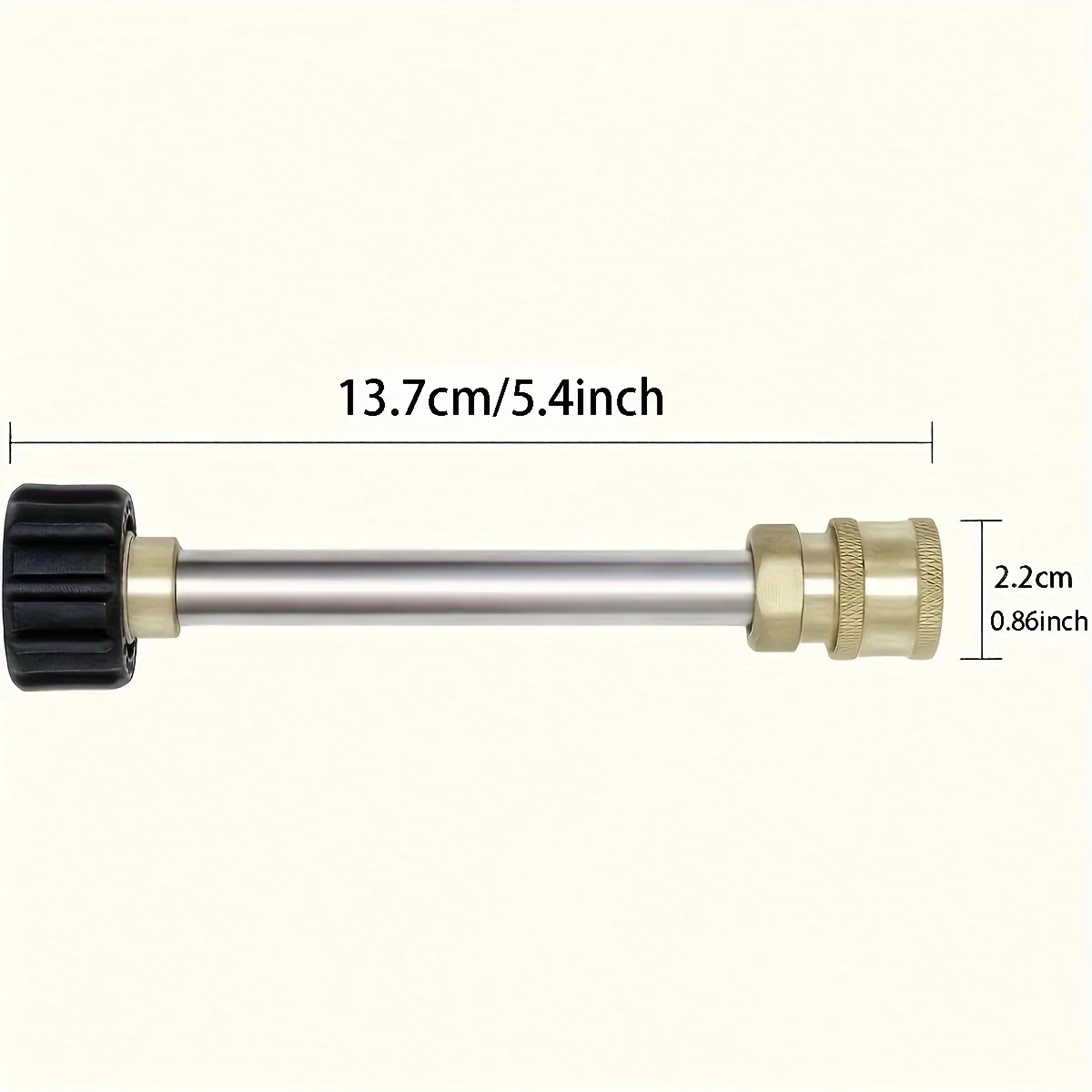 1/4" Quick Connect Spray Gun Nozzle for Karcher HD & Parkside M22-14 High-Pressure Car Washer Extension with Foam Cannon Adapter 2