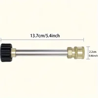 1/4" Quick Connect Spray Gun Nozzle for Karcher HD & Parkside M22-14 High-Pressure Car Washer Extension with Foam Cannon Adapter 2