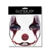 1Pc Face Jewel Makeup Sticker For Carnival Halloween Festival Skull Bone Dressing With Teeth Party Night Club Makeup Body Art 2