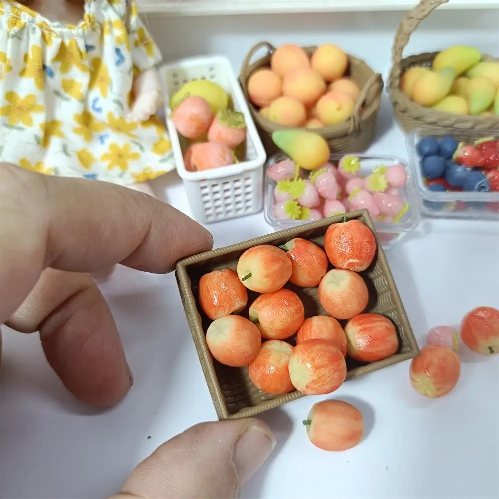 NEW 1/6 Clay making Miniature Fruit for ob11 blyth Barbies Dollhuose Accessories Kitchen Play Toys dolls accessory