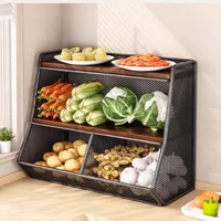 Organisateur multicouche de cuisine, support de rangement de bureau, porte-tasse de comptoir, boîte de rangement de sachets de thé de collation pour Table à manger 2