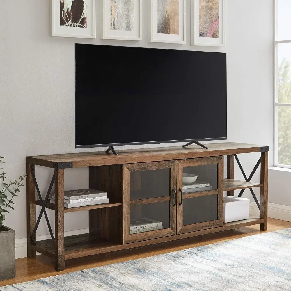 

70 Inch Modular Furniture Living Room Home Furniture for Television Stands Rustic Oak Freight Free Tv Cradle Fireplace Tv Stand