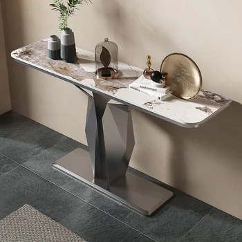 Consolle alla moda nordiche Consolle di lusso semplici e moderne creative Consolle estetiche per corridoio Meuble Mobili per soggiorno