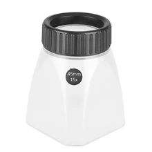 

Cylinder Type Desktop 15X Magnifier Portable Optical Magnifying Lens for Insect Observation 15x 15x