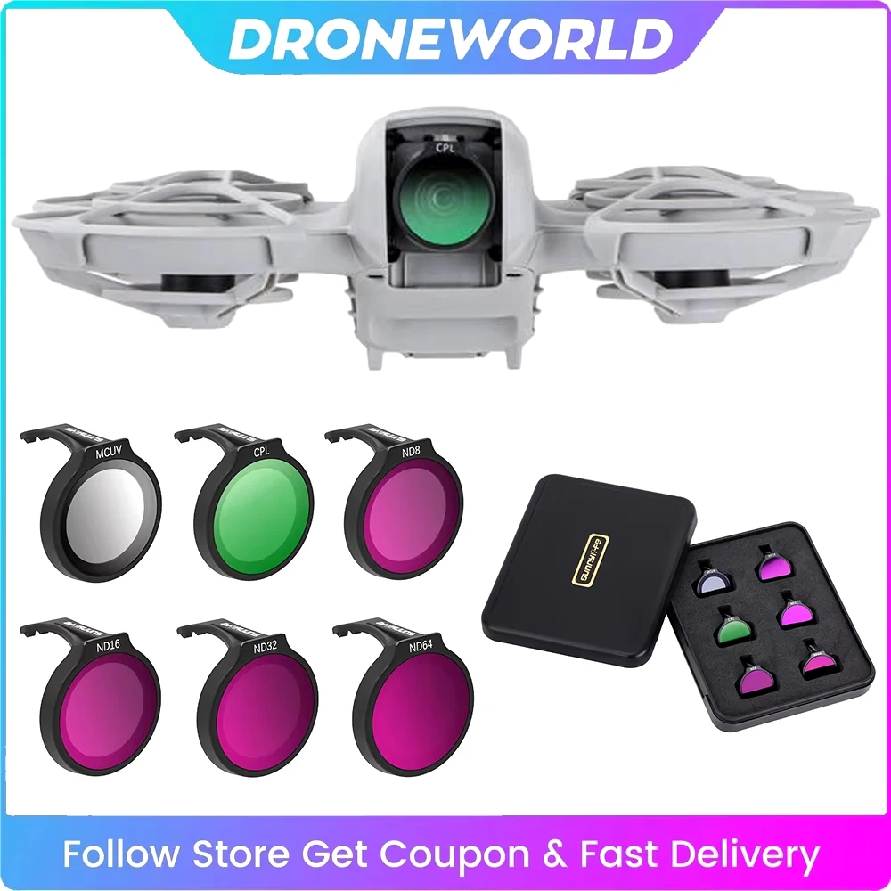 Filtres DJI Mini 3 Pro/4 Pro MCUV CPL ND 3in1 4in1 6in1 Lot