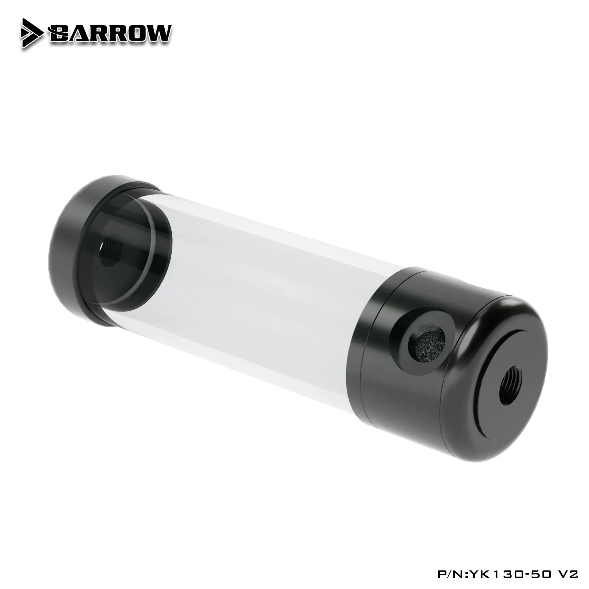 Tanque de Água do Carrinho de Mão-acrílico 50 mm Diâmetro 130 mm 180 mm 230 mm 280 mm para Sistemas de Refrigeração do pc - Imagem 2