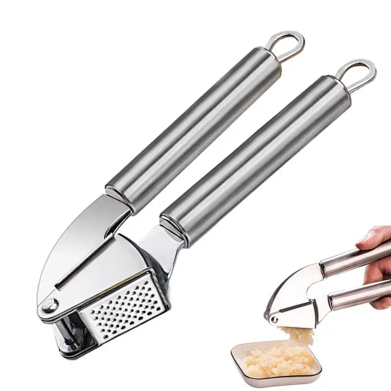 Garlic Press Stainless Steel Garlic Mincer Tool Finer And Faster