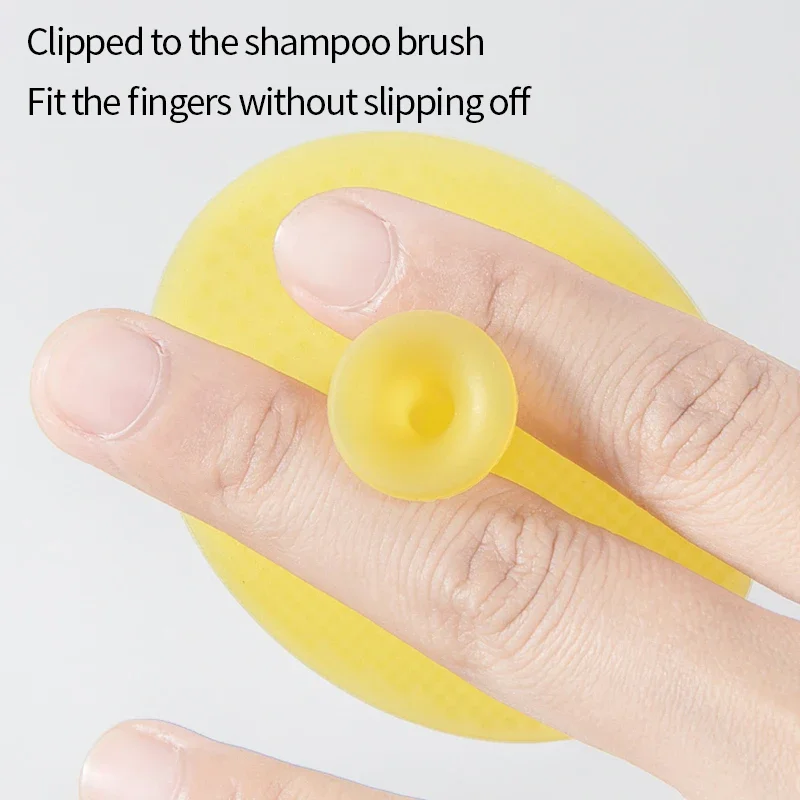 Hair Comb Set Soft Silicone Baby Bath Head Massage Brushes Hair Washing Brush Scalp Comb for Newborn Bath