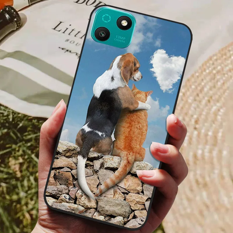 Shockproof Black Silicone TPU Phone Case Cover