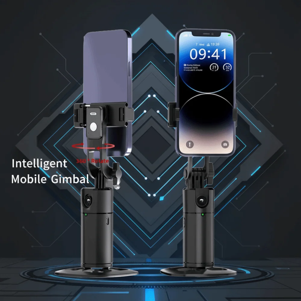 Gimbal Stabilisaattori Älypuhelimelle 360° Kasvojenseurannalla - 1200mAh