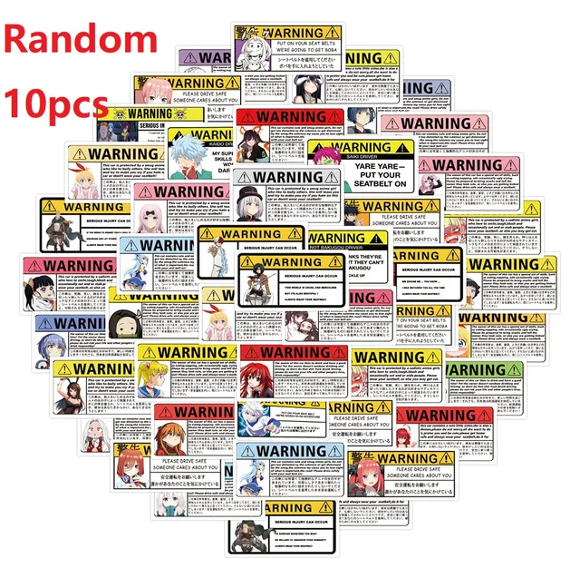 10/50/100Pcs Brand Stickers Laptop Macbook Cup Guitar Luggage Fridge Skateboard Bicycle Tide Logo Decal Sticker Random 10PCS