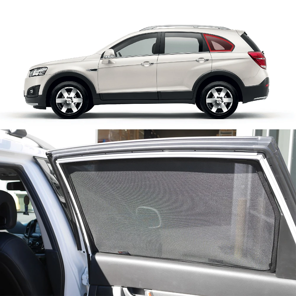 

For Chevrolet Captiva 2006-2019 Magnetic Car Sunshade Front Windshield Mesh Frame Curtain Rear Side Window Sun Shade Visor Cover