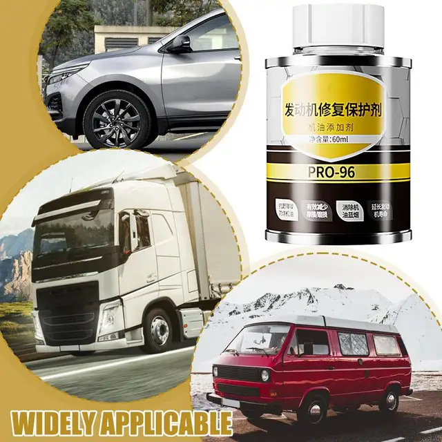 60ml Engine Anti-Wear Protective Agent Noise Reduction Jitter Strong Burning Engine Oil Liquid Additive Car Supplies 5