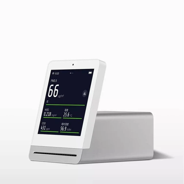 Original Xiaomi Qingping Air Detector work with Mijia Intelligent Homekit Smart Home Control Weather Station Reddot Award xiomi 