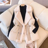 Autumn Winter New in Casual Vest for Women Fashionable Elegant Temperament Western Solid Color Vest for Women Short Jacket