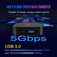 Boîtier Smart TV Android 16 Ultra HD 2026 le plus vendu, sortie vidéo, décodeur compatible BT5.4 Wi-Fi 6, lecteur de streaming Netflix T1+ 6
