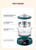 Marmite électrique de levage de séparation de soupe de riz 3L, cuiseur à riz contrôlé par sucre, Pot de santé Intelligent domestique 1