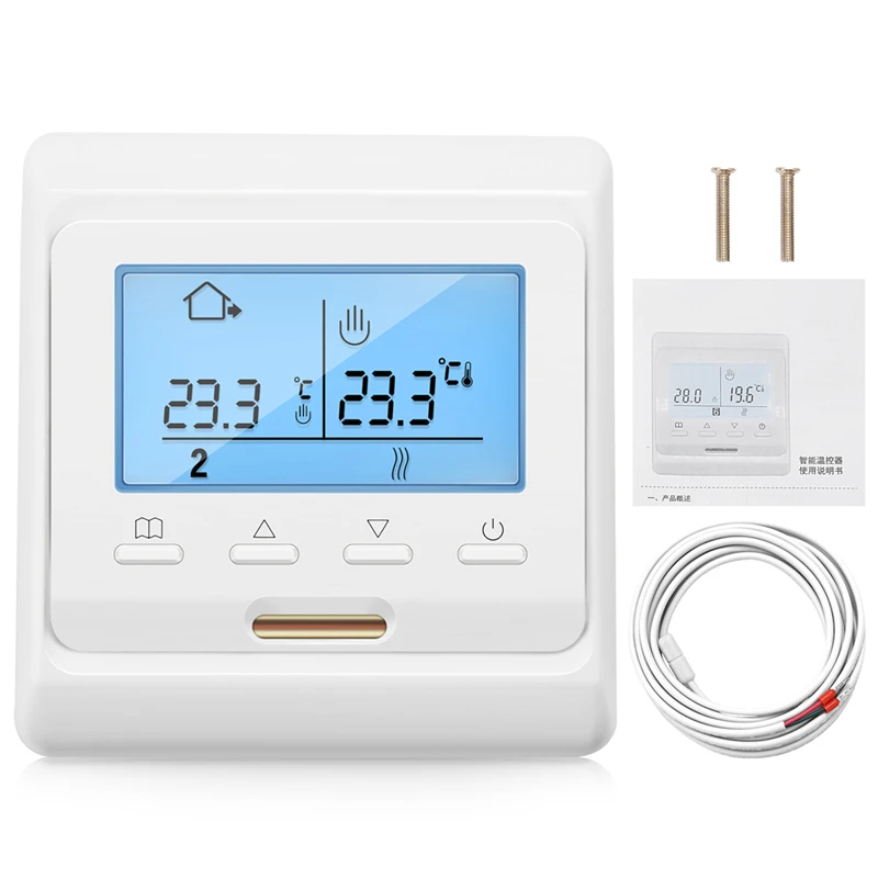 

Big Deal 16A 230V LCD Programmable Warm Floor Heating Room Thermostat Thermoregulator Temperature Controller Manual Mechanical