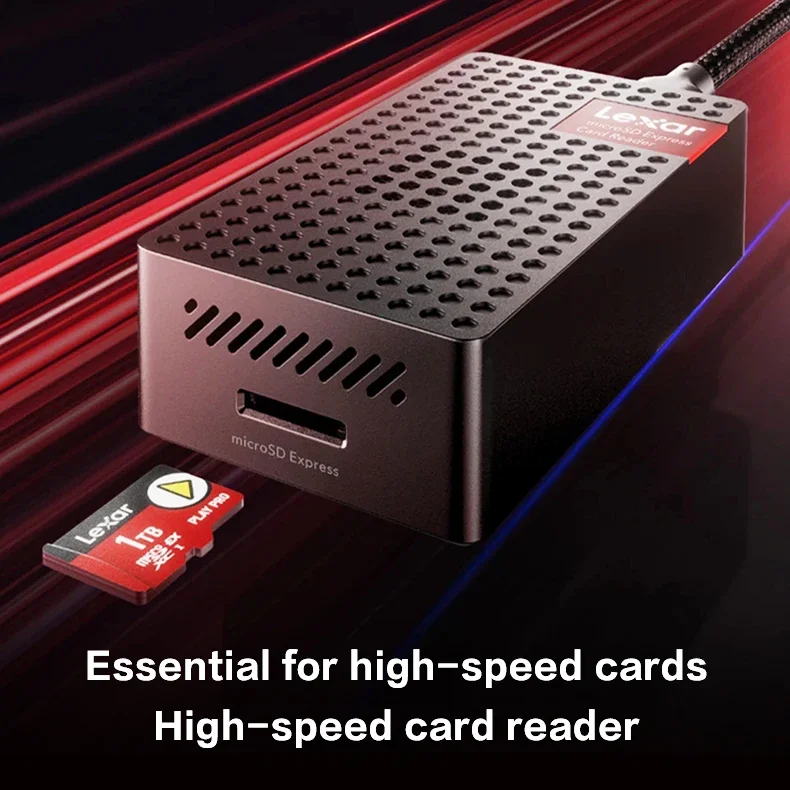 렉사 플레이 프로 microSDXC 익스프레스 카드 리더 RW540 USB3.2 타입 C 900MB/s 고속 메모리 카드 리더 (스위치 2용)