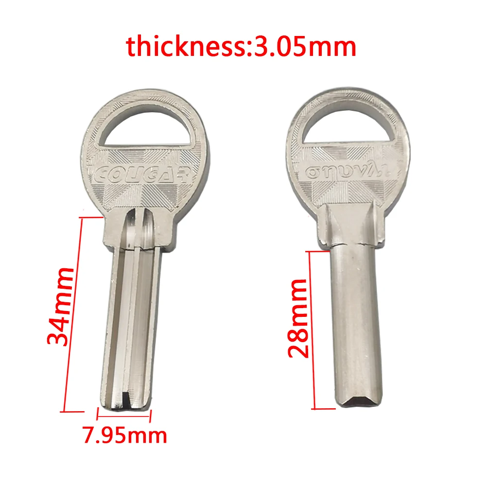50PCS JS 902 House Home Door Key blanks Locksmith Supplies Blank Keys