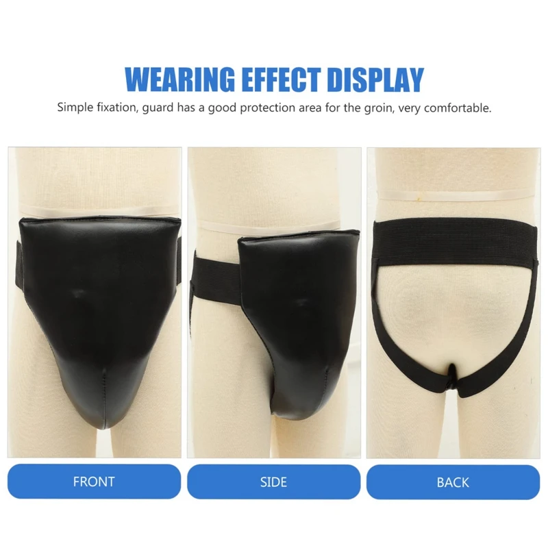 Men and Women Sponge Groin Guard Jockstrap Crotch Protector for Exercise Training Durable Taekwondo Groin Guard Abdominal groin protector