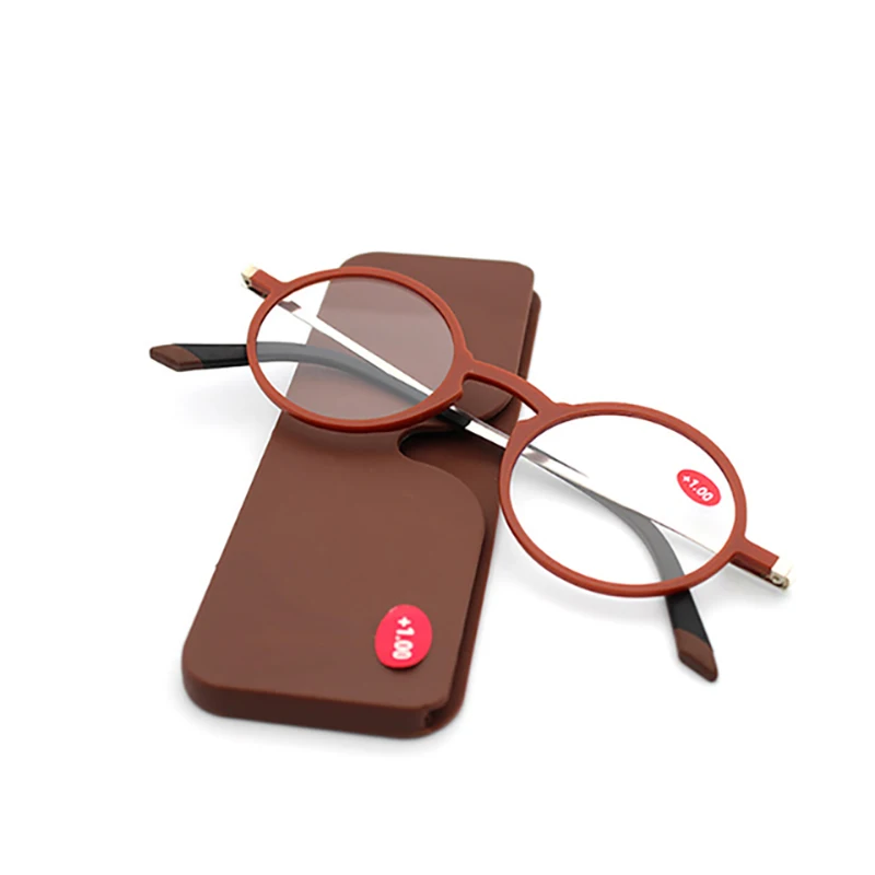 Optical Reading Glasses Men Blue Light Spectacle Frames TR90 Round Women's Eyewear For Farsightedness