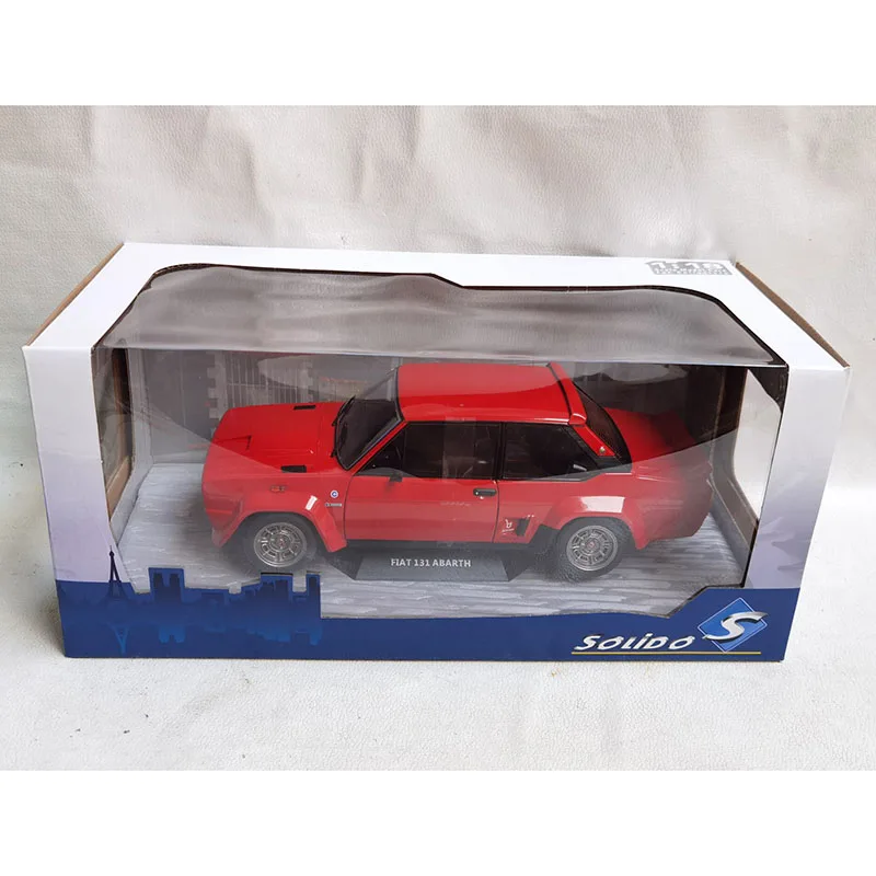 

SOLIDO 1/18 Scale FIAT 131 ABARTH 1980 Alloy Car Model