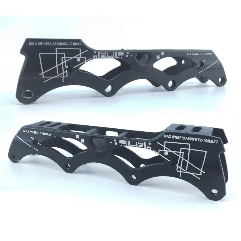 Roller Skate Frame 243 231 mm Inline Skates Chassis Aluminium Alloy Flat Frames for 76-80mm / 4x80mm Wheels Slalom Slide Skate roller skates
