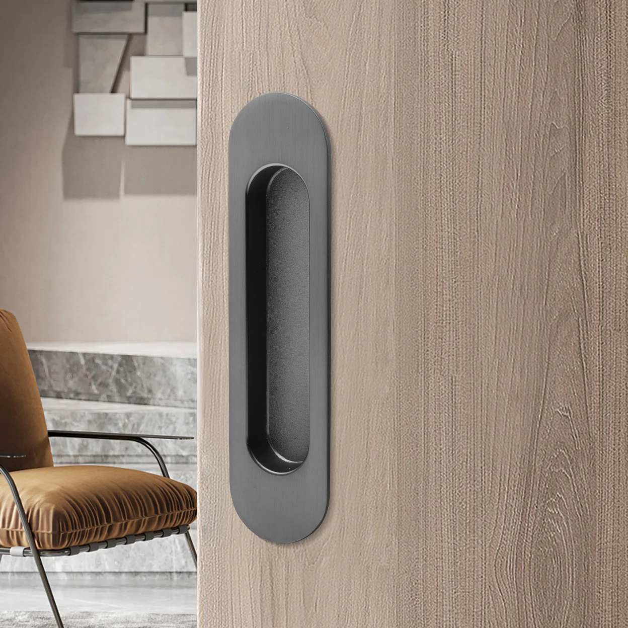 Indoor bedroom door handle simple bathroom kitchen door handle study lock