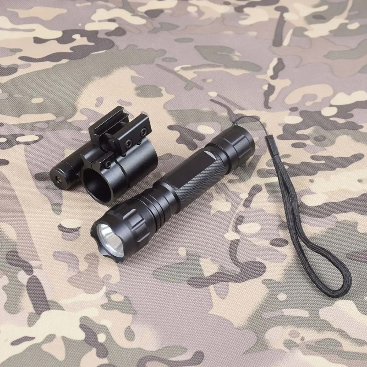 Tactical Metal Rechargeable Weapon Gun Flashlight Red/Green Dot Laser Pointer Sight For Airsoft Rifle AR15 M16 Hunting Torch