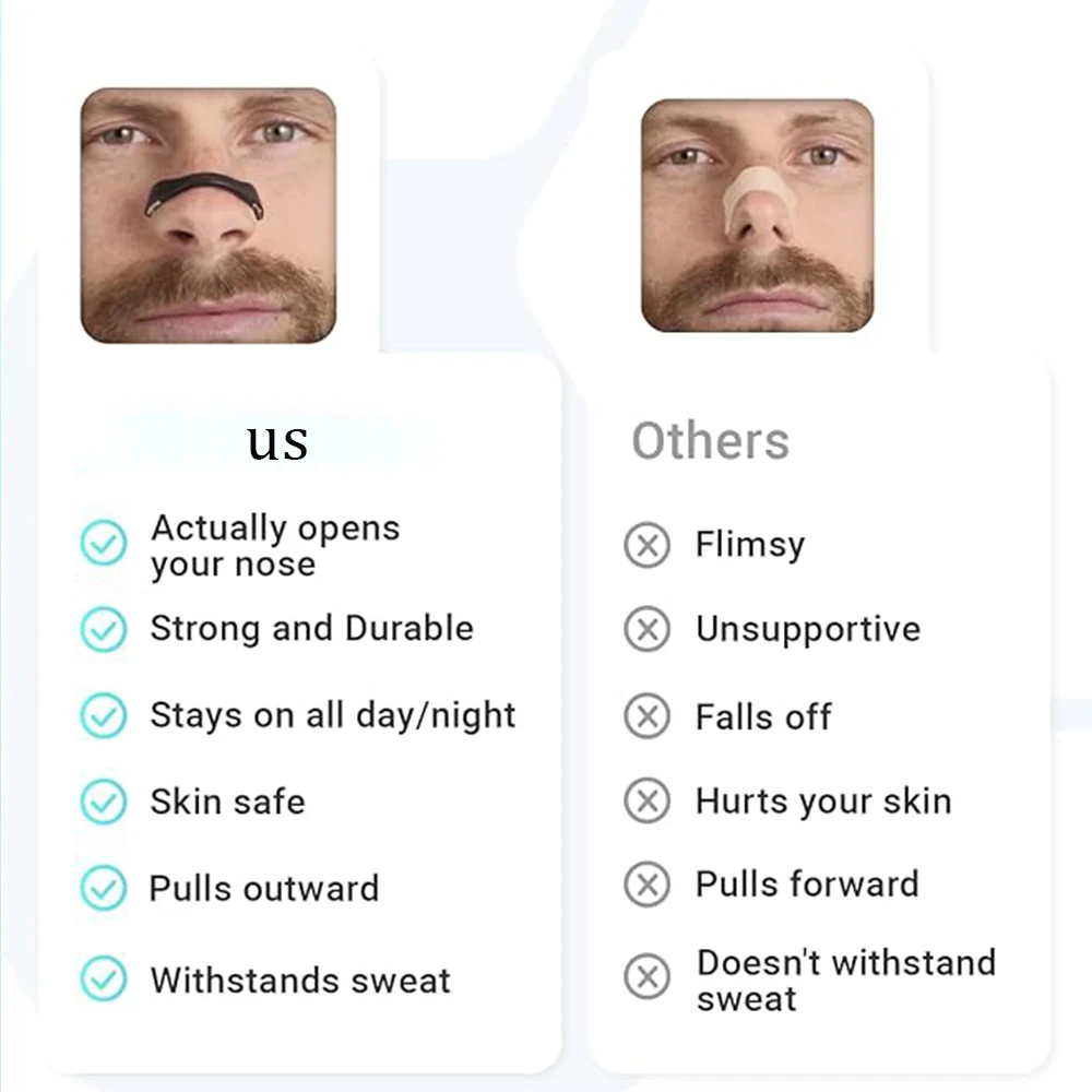 Magnetic Nasal Breathing Dilators Kits Sport Nasal Dilator Boost Oxygen Intake,Breathing Refill Nose Clip 4