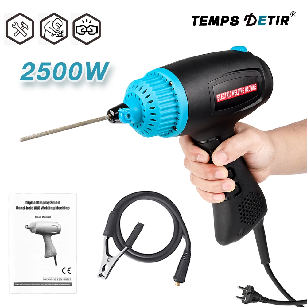 2500W Electric Welder Household Arc Welding Machine 110V/220V Portable Small Automatic Digital Intelligent Tool