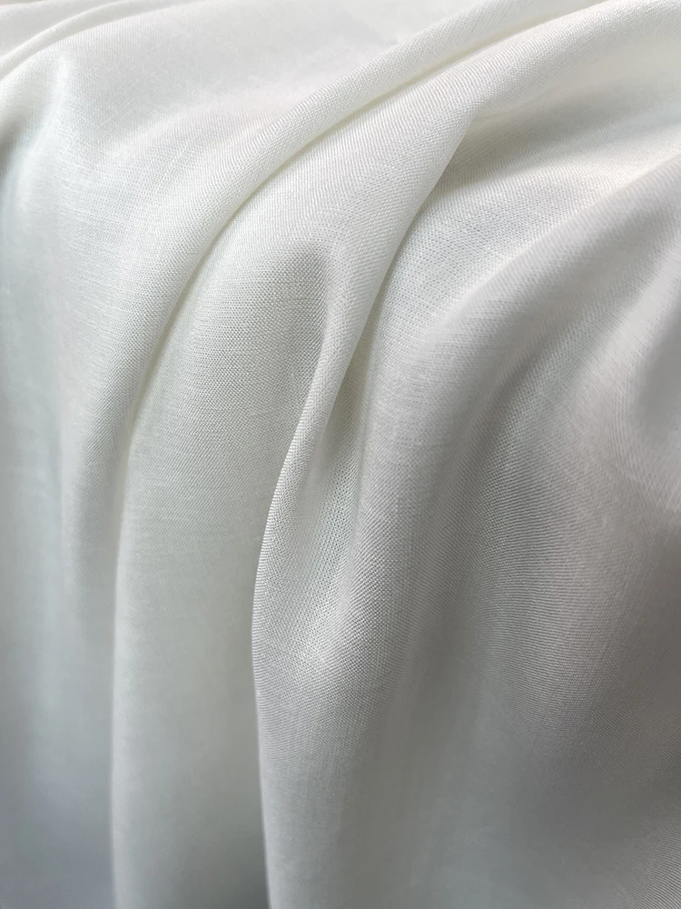 Natural Mulberry linen VISCOSE Printed Clothing Fabric Dresses Elegant Luxury For Women For Sewing By Meters VL30 linen fabric fabric for sewing
