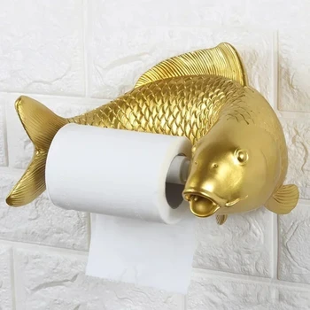 fishing toilet paper holder