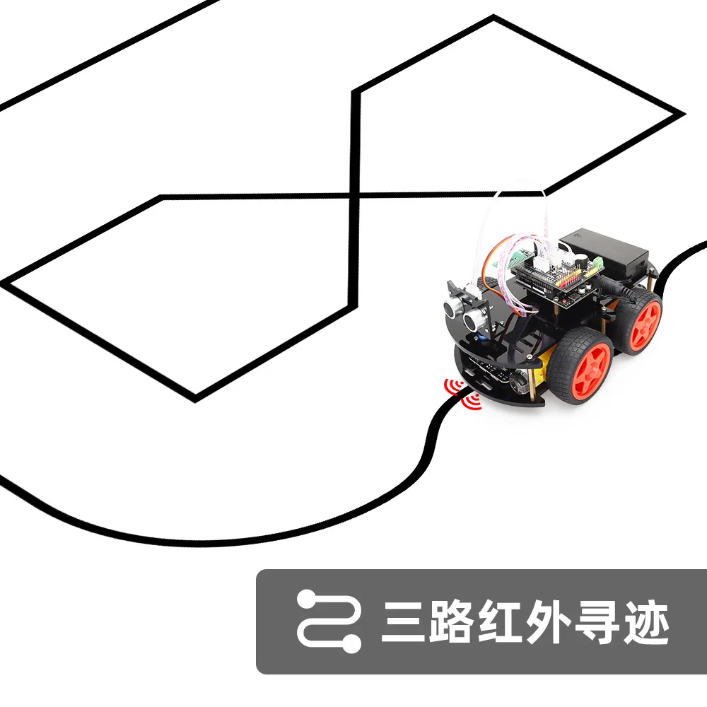 Kit Robot Voiture Intelligent Bluetooth Arduino - Télécommande