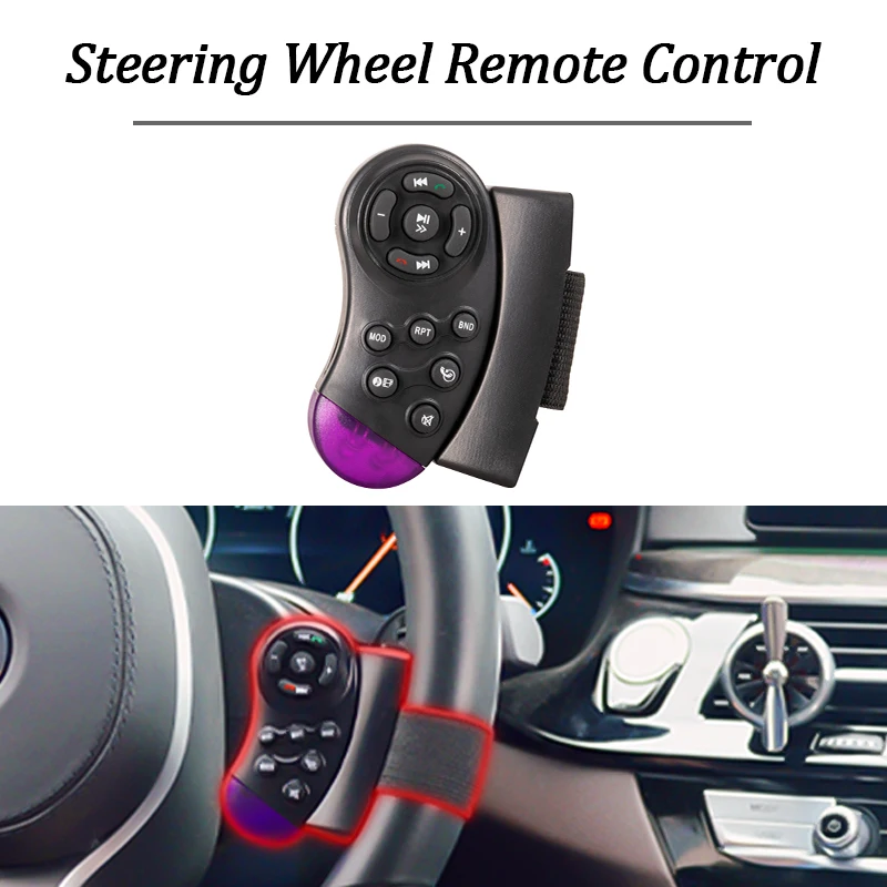 Car Radio 1din Audio Bluetooth Stereo MP3 Player FM Receiver 60Wx4 Remote Control AUX/USB/TF Card In Dash Kit