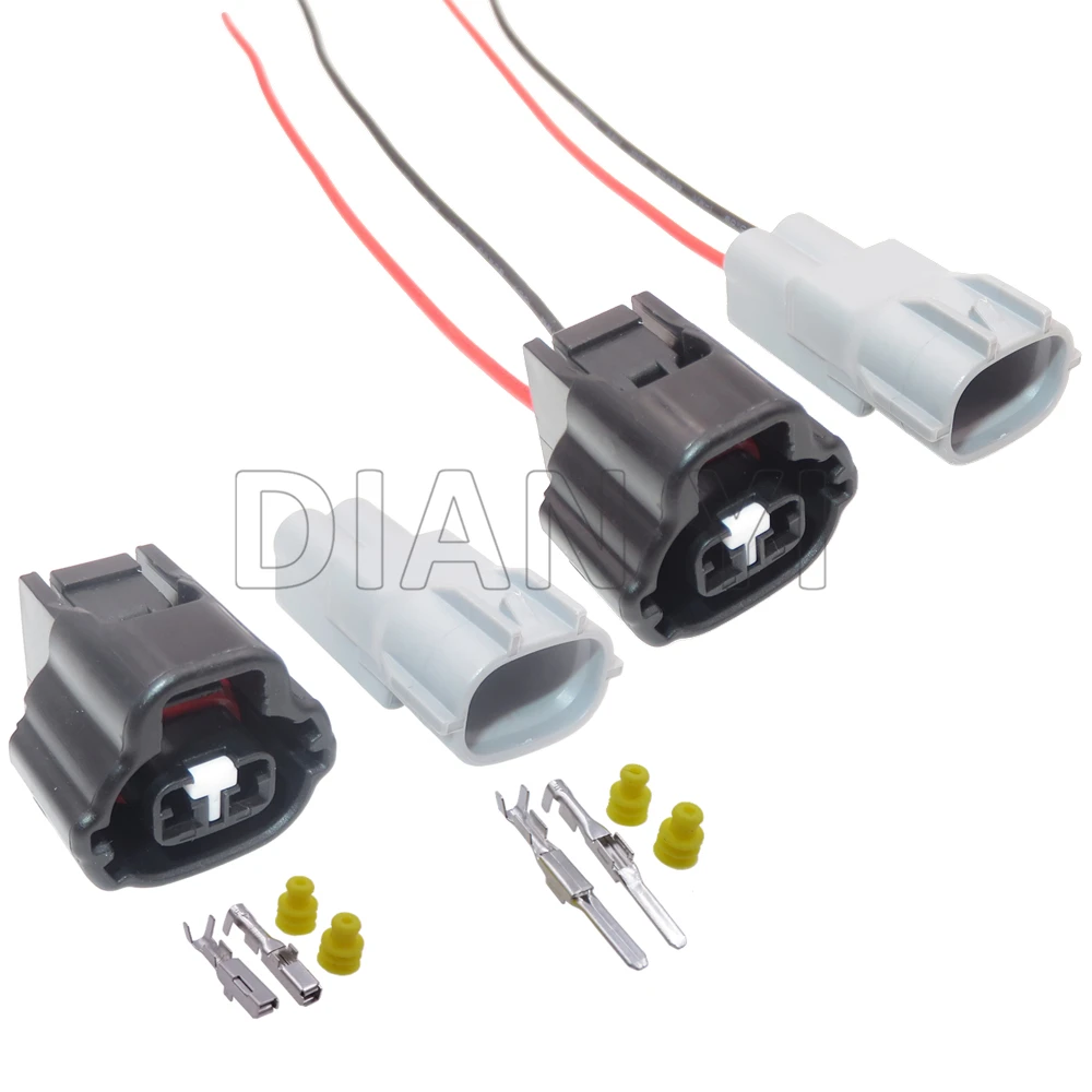 

1 Set 2 Way Starter 7283-7526-40 Car Electric Cable Socket Auto Solenoid Valve Plug Accessories 90980-11162 7283-7526-30