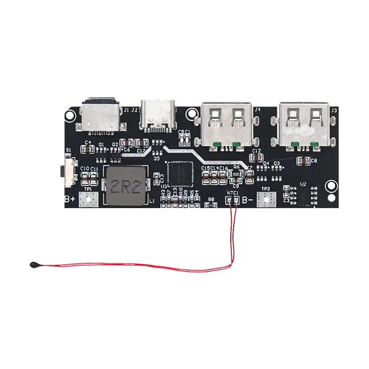 22.5W Power Bank 5 porte bidirezionale ricarica rapida modulo di alimentazione Mobile circuito Kit scheda madre fai da te QC4 + PD3.0 - immagine 3
