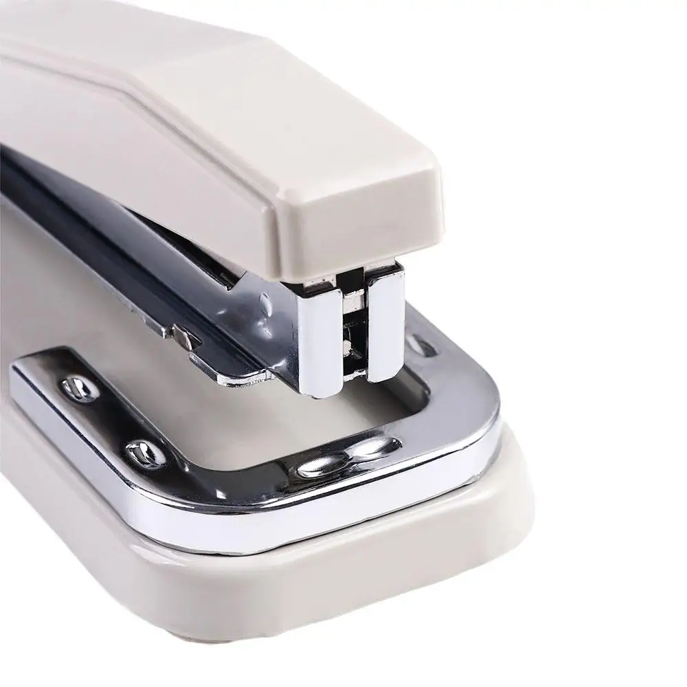 Binding Student Stationery Office Accessories Bookbinding Supplies 360° Rotatable Stapler Heavy Duty Stapler Paper Staplers