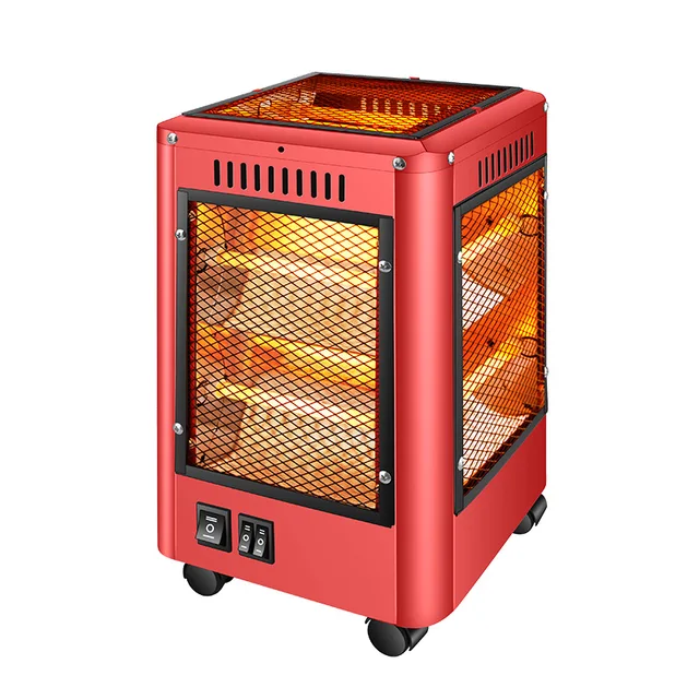 Ötoldalas Fűtőberendezés Háztartás Sötét Fényű Kvarc Cső Sütő Elektromos Fűtés Csendes Eltávolítható Kis Napenergia-Fűtés - Image 4