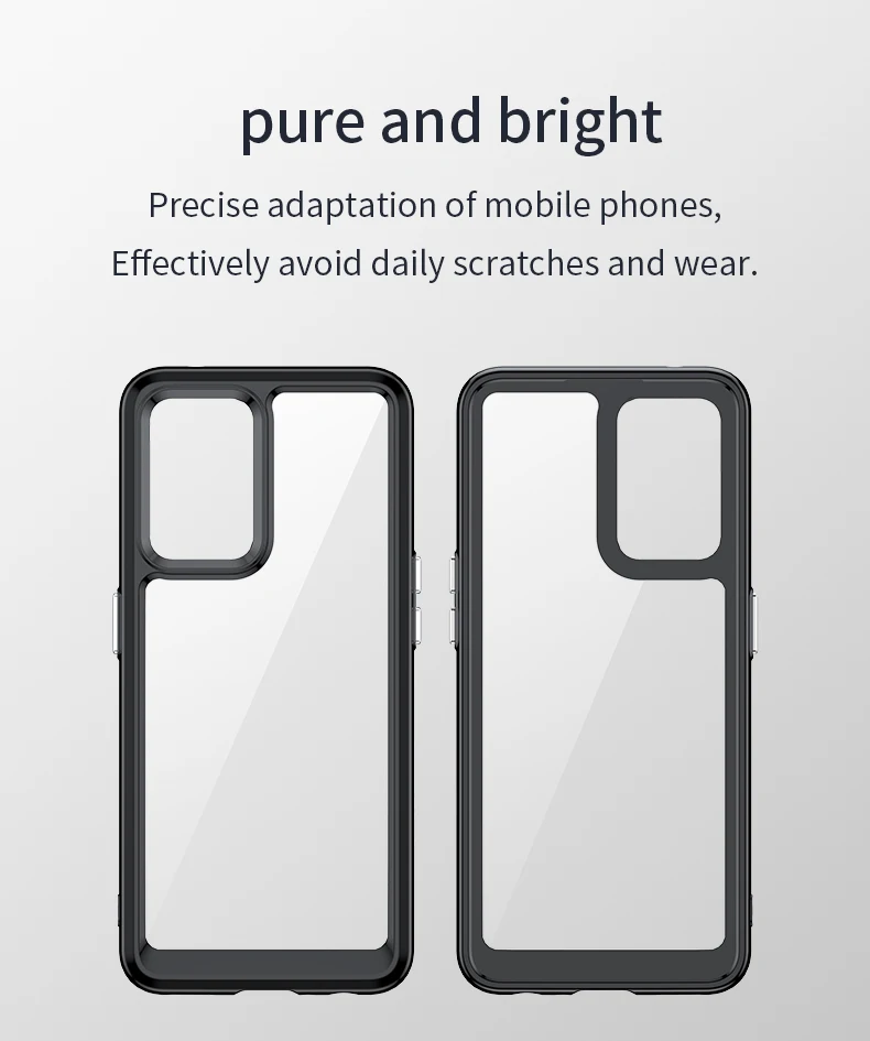 Schutzhülle Für Oppo Reno7 Pro 5G – Transparente TPU-Hülle Mit Displayschutzfolie (Crystal Blau)