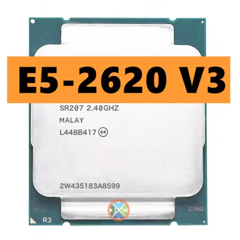Xeon E5 2620 V3 E5-2620 V3 Procesador Sr207 2,4 Ghz 6 Core 85W Socket Lga 2011-3 Cpu E5 2620 V3 Spedizione Gratuita