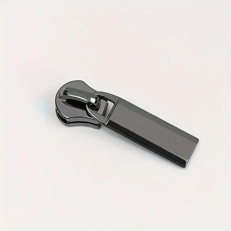 Assorted 5# Metal Zipper Pulls Zip Head Replacement For Baggage And Leather Crafts 20pcs Random Colors Delivery
